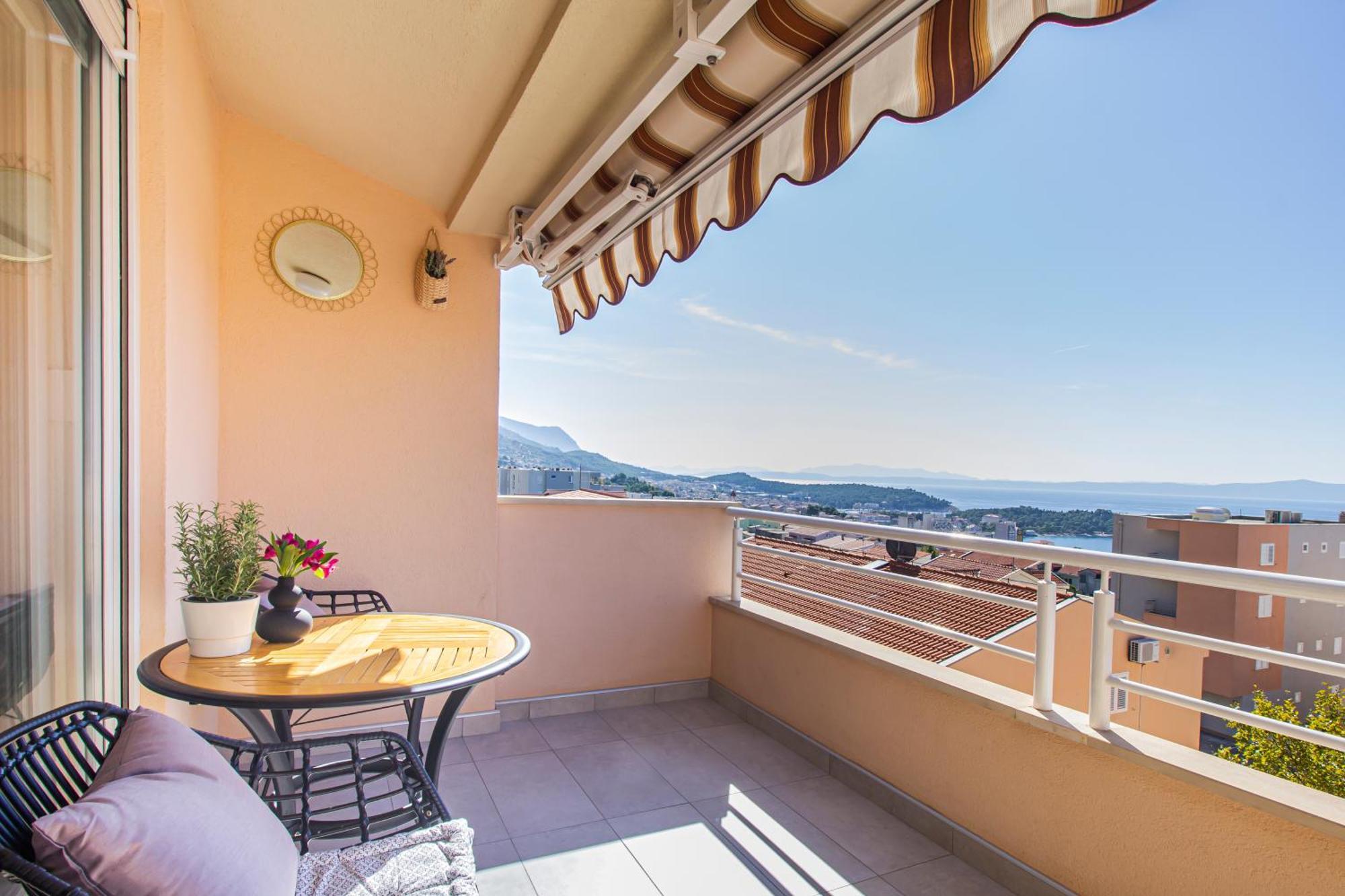 Apartment Anita With Amazing Sea View Makarska Exterior foto